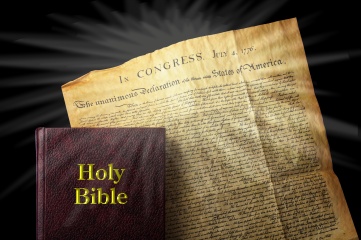 Bible and Declaration of Independence.